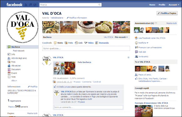 facebook fan page valdoca